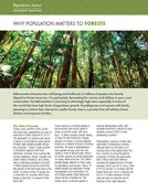 Why Population Matters to Forests